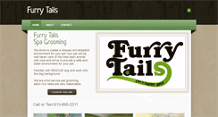 Desktop Screenshot of furrytailsspagrooming.com